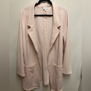 Lularoe Gwen Blazer Pale Pink Plus Size 2X